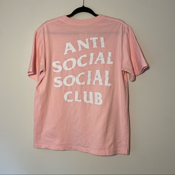 Anti Social Social Club Tops - Anti social social club pink tee